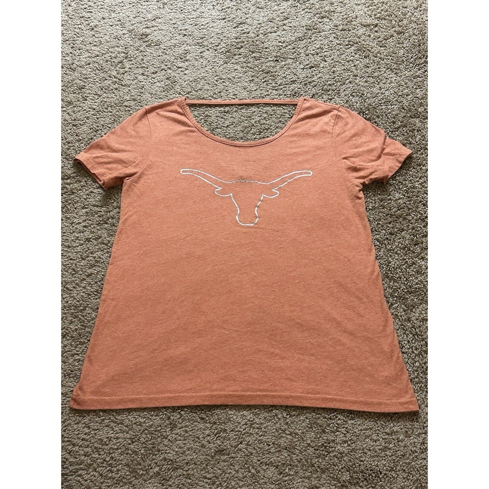 Women's NCAA Texas Longhorns Short Sleeve Shirt - Medium - Picture 2 of 5